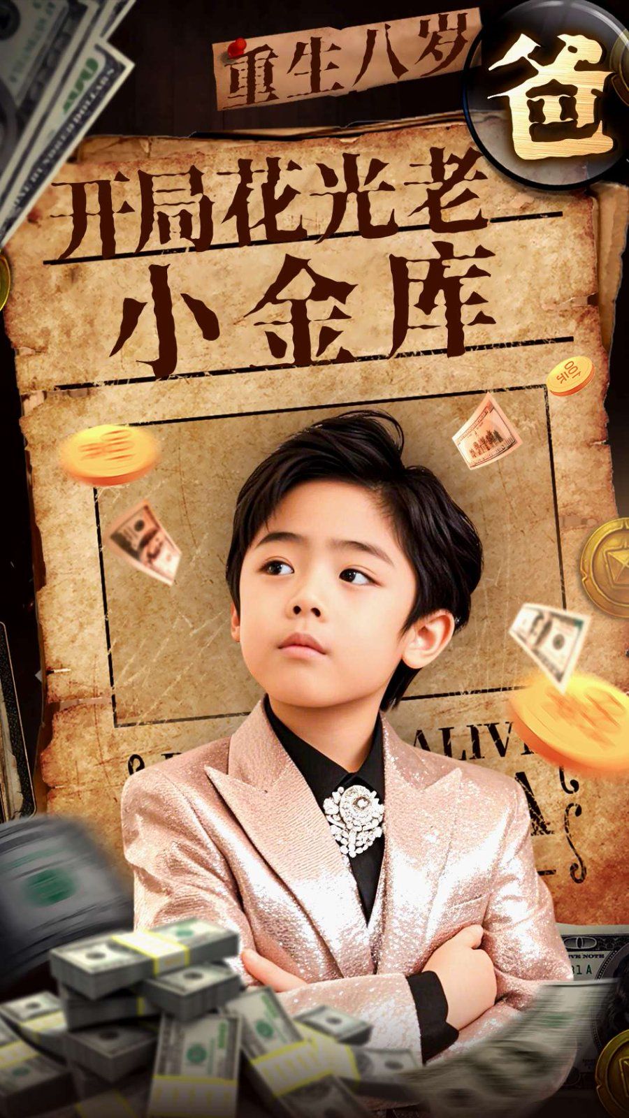 重生八歲，開局花光老爸小金庫(全集)